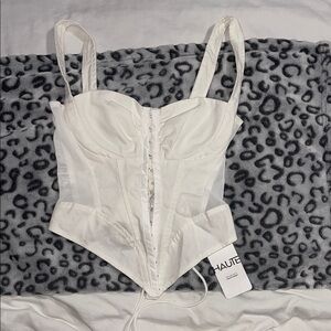 White Corset Top